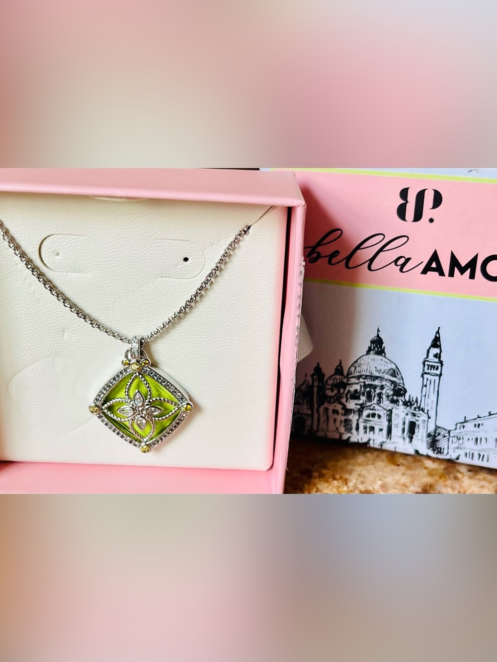 BP Retro Bella Amore RBP2836 The Carmella Pendant Necklace HTF